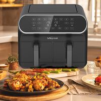 La freidora de aire que te permite cocinar dos platos al mismo tiempo rebajada hoy a menos de 80 euros en Miravia 