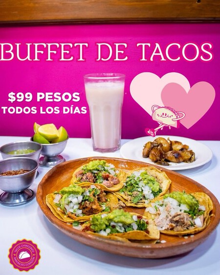 En este lugar en el centro de Puebla puedes comer todos los tacos que quieras por 99 pesos y tienen 4.7 estrellas en maps