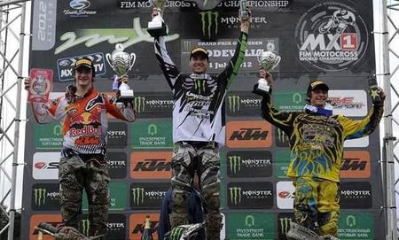 Podium MX2 Suecia