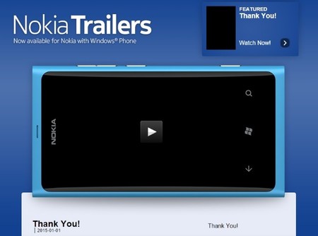 Microsoft cerrará Nokia Trailers y nos sugiere usar Xbox Video en su reemplazo