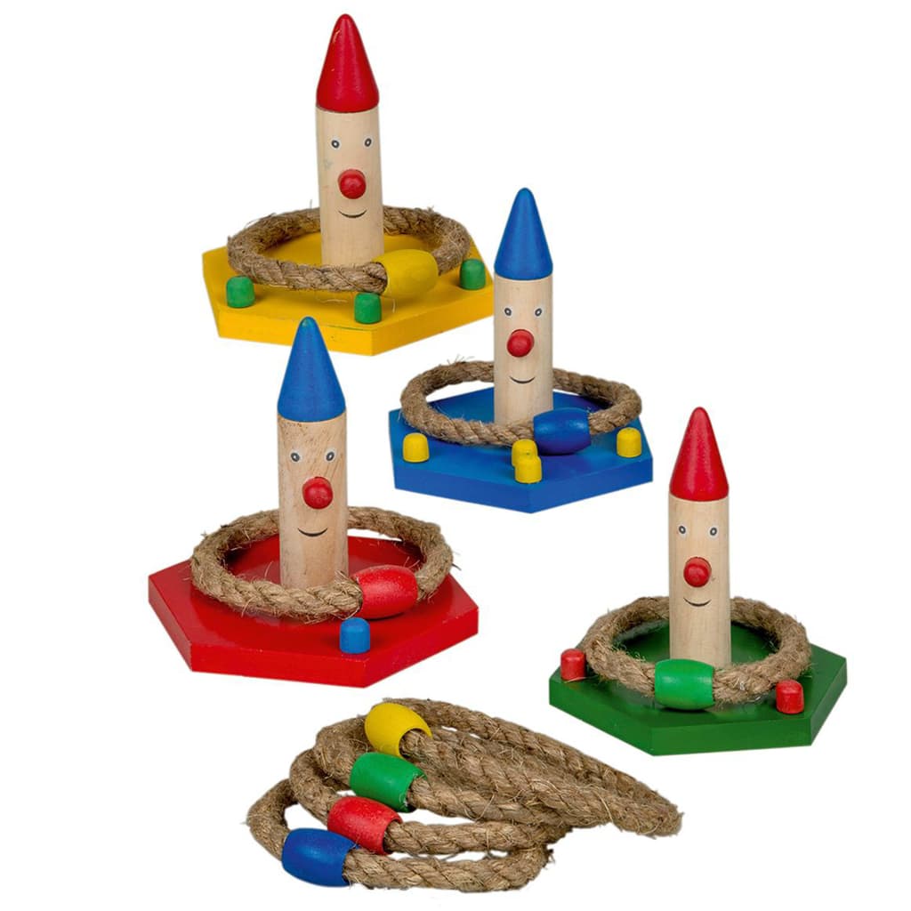 Juego de lanzamiento de anillas para jardín Funny Ring Happy People