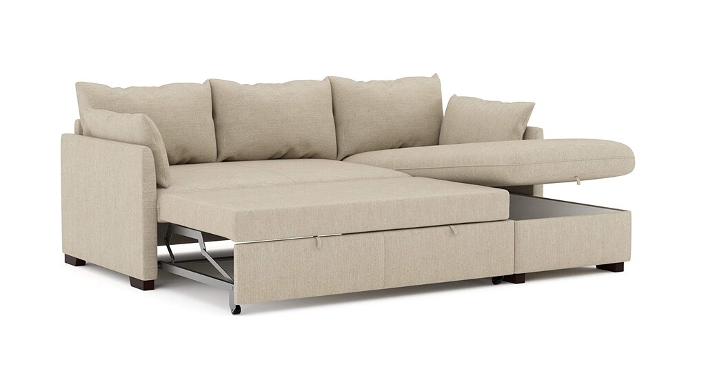 Este es el sofá cama con chaise longue más vendido de Amazon