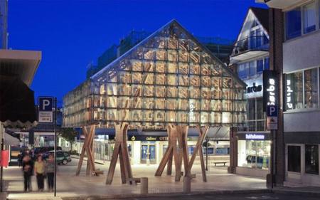 Una "Linterna" de madera en Sandnes, Noruega