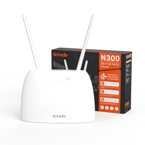 Tenda 4G06 - Router 4G VoLTE, Router WiFi SIM con Servicio de Voz
