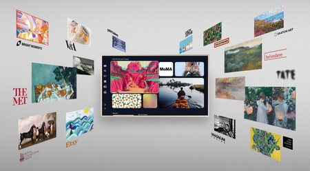 The Frame Exhibe Obras De Arte Con Un Consumo Inteligente De Energia Mx