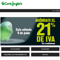 Regresa el Día sin IVA a El Corte Inglés: desde las 22h en la web y a partir del sábado 9 en tienda 