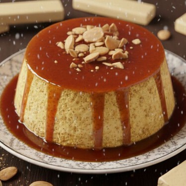 Flan de turrón en 20 minutos y sin horno, ideal para recibir el Año Nuevo