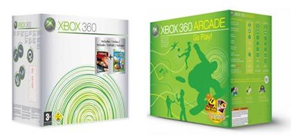 Nuevos packs navideños de Xbox 360