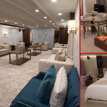 Entre las tiendas de campaña del Dakar hay un auténtico palacio con ruedas: así duerme el piloto más rico del rally en su motorhome de lujo 