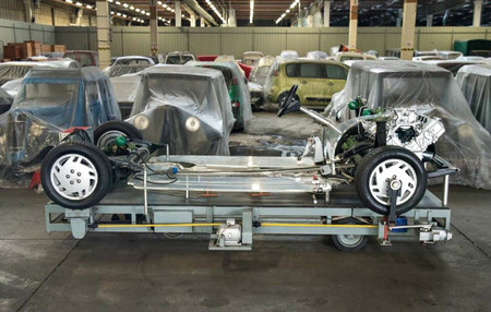 Citroën XM maqueta suspensiones