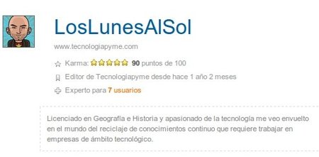 Mejoras del sistema de karma en Tecnología Pyme
