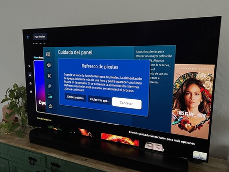 Refresco de píxeles en una tele Samsung
