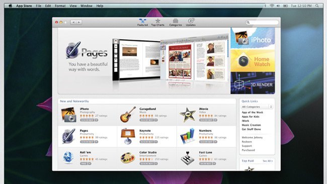 apple mac app store os x