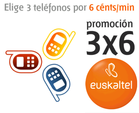 Nuevo módulo de ahorro en Euskaltel: 6 céntimos/minuto a 3 números