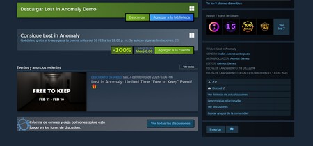 Juego Gratis Horror Piscologico Steam