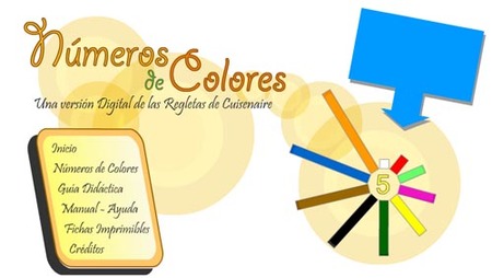 Números de colores: una web didáctica para aprender matemática