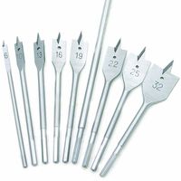 Por 10,83 euros tenemos este set de 8 brocas para madera  Rolson Tools 48550 en Amazon 