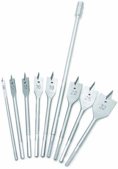 Por 10,83 euros tenemos este set de 8 brocas para madera Rolson Tools 48550 en Amazon