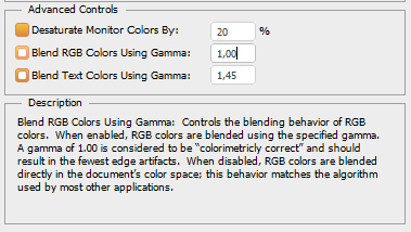 Valores Rgb Gamma 2