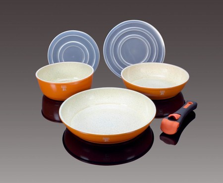 Oferta del día la batería de cocina Kompakt natural stone: hasta medianoche su precio es de sólo 30 euros en Amazon