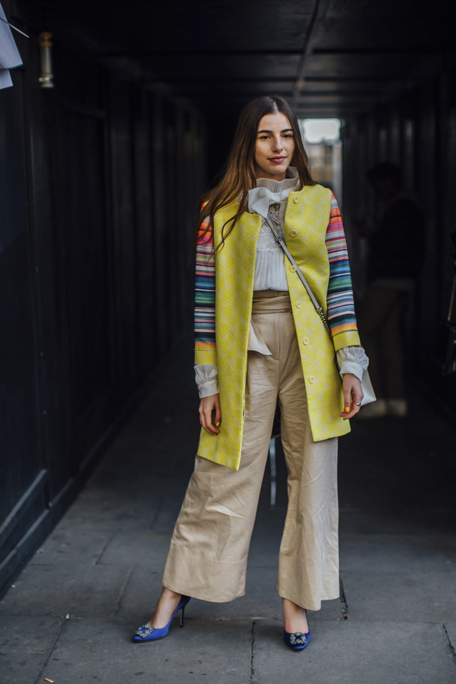 street style londres semana moda color