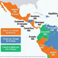 La reducción de jornada a 40 horas ha situado a México en un lugar inédito: el tercer país de Sudamérica con la jornada más corta