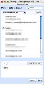 Administrador de contactos de Google VÃdeo