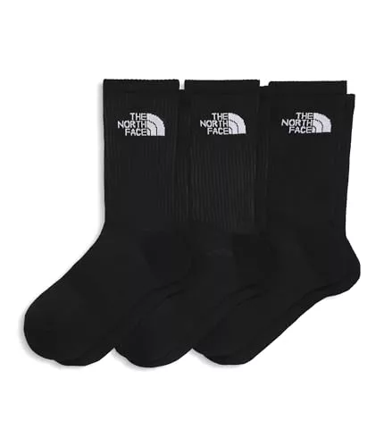 The North Face Unisex Multi Sport Cush Crew Sock 3P Calcetines Tnf Black M