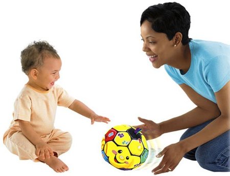 pelota bota a bota fisher-price