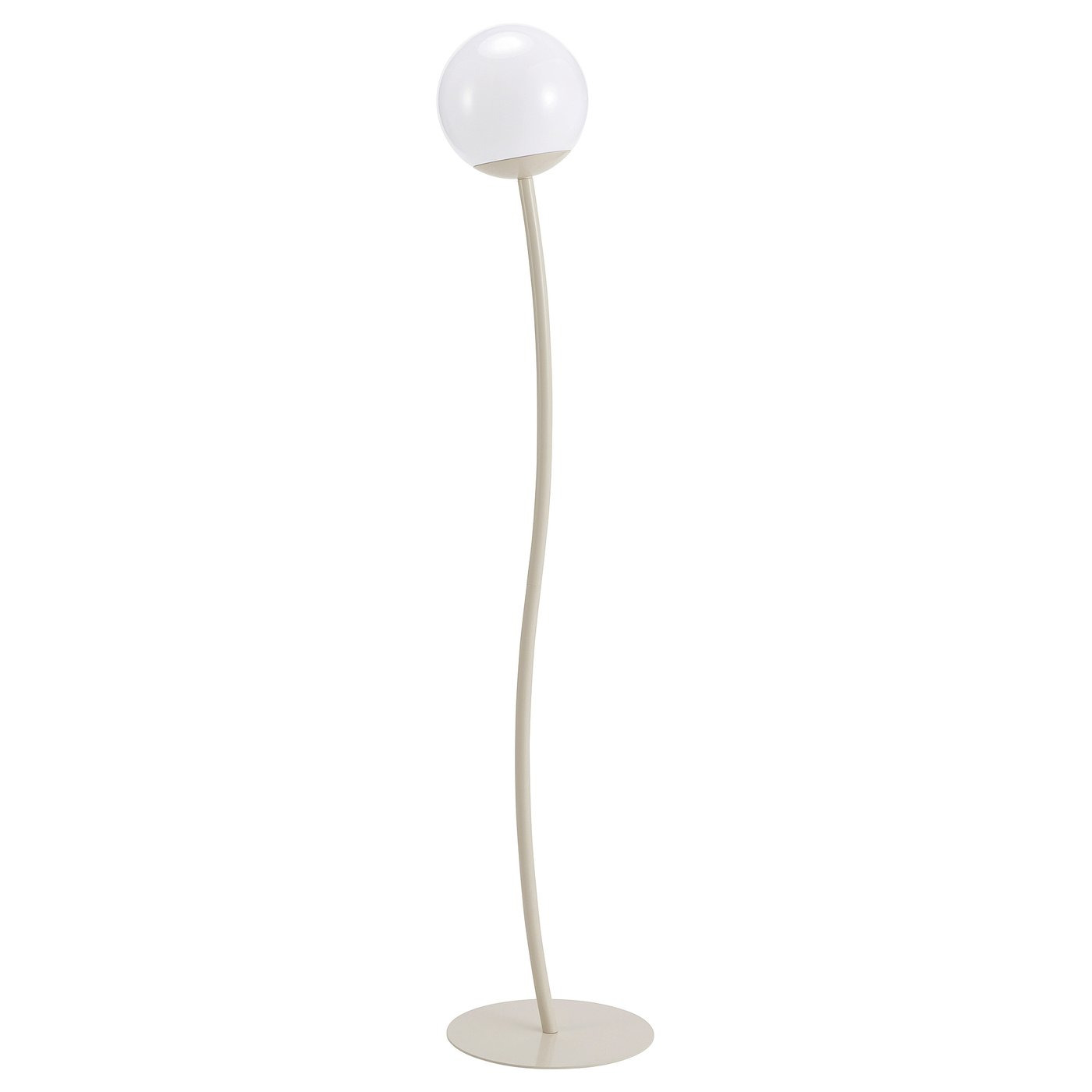 SOLVINDEN
Lámpara de pie, energía solar/exterior beige