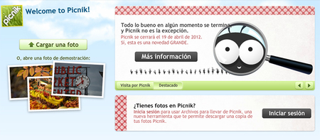 Anuncio oficial: Picnik se cerrará el 19 de abril de 2012