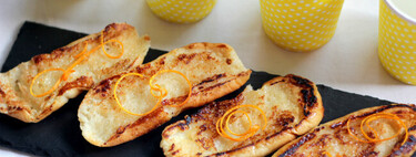 Torrijas sin freír especiales para niños. Receta de Semana Santa