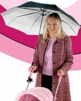 Paraguas para el carrito, y tú con las dos manos libres