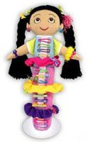 Muñeca para colocar accesorios para el cabello