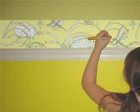 Para que pinten en las paredes