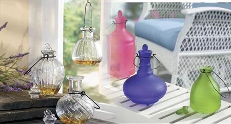 Las trampas para avispas también pueden ser decorativas