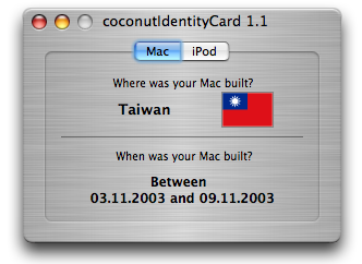 Software para saber dónde y cuando fabricaron tu Mac
