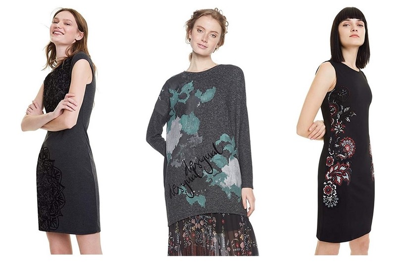 9 ofertas en tallas sueltas de vestidos, camisetas y suéteres Desigual  disponibles en Amazon por menos de 25 euros