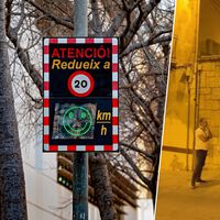 Un radar prohibe en Alcoy circular a más de 30 km/hora. Unos hombres quieren demostrar que pueden saltárselo... corriendo