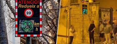 Un radar prohibe en Alcoy circular a más de 30 km/hora. Unos hombres quieren demostrar que pueden saltárselo... corriendo