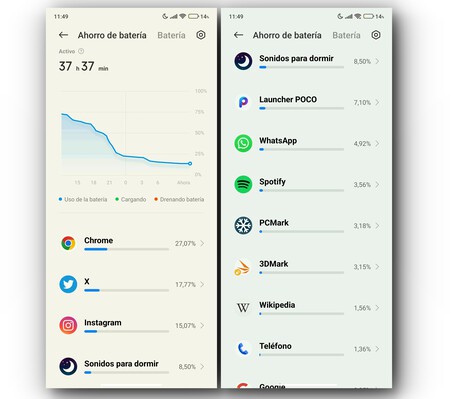Capturas Bateria Poco X6 5g