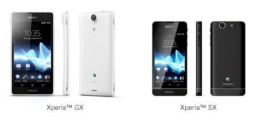 Sony Xperia GX y SX