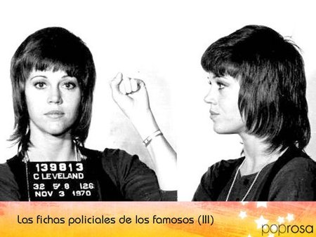 Las mejores fichas policiales de los famosos (III)