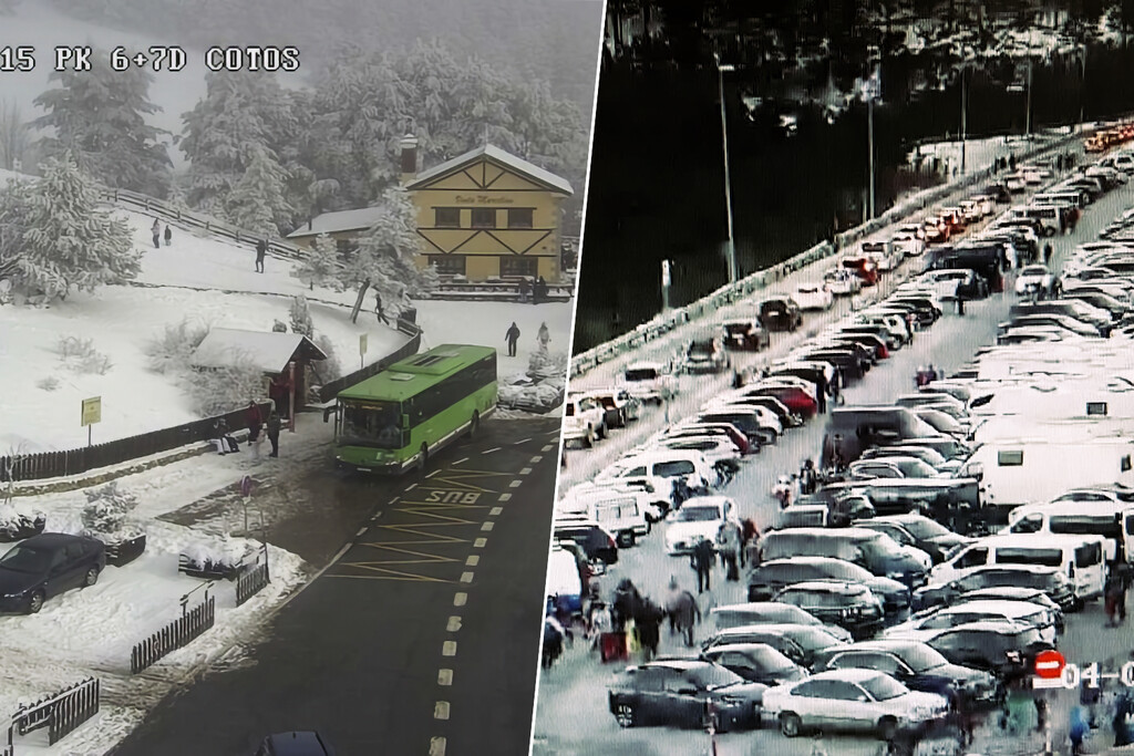 Cada año miles de madrileños suben al Puerto de Cotos para ver algo excepcional. Y cada año se quedan atrapados