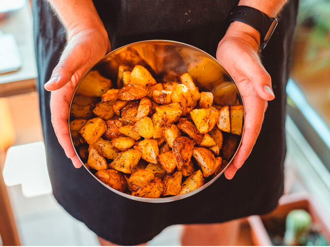 Patatas Asadas Crujientes