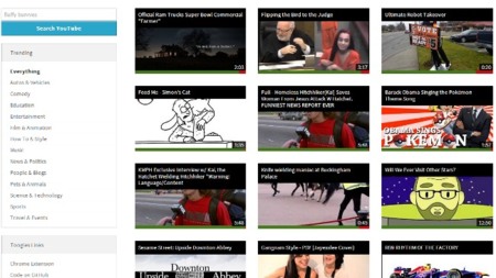 Toogles, una interfaz alternativa y minimalista para YouTube