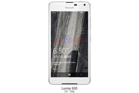 Empiezan a sonar los rumores para el Lumia 650: un frontal sin sorpresas y poco cambio