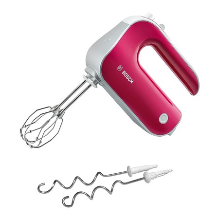 Con la batidora para repostería Bosch Styline Red Diamond MFQ40304 podemos amasar y montar por 39 euros gracias a Amazon