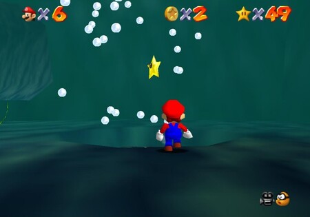 Cómo conseguir la bahía Jolly Roger a través de Jet Stream Star 2 Super Mario 64 World3 Star6 02