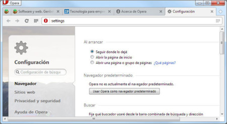 Nuevos métodos de inicio en Opera 17